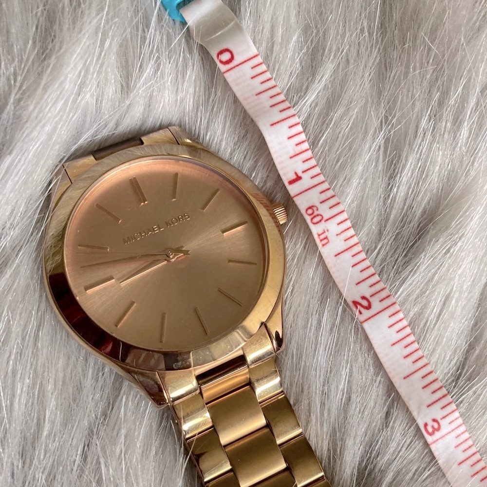 Michael Kors Slim Runway Watch in Rose Gold - Picture 5 of 9